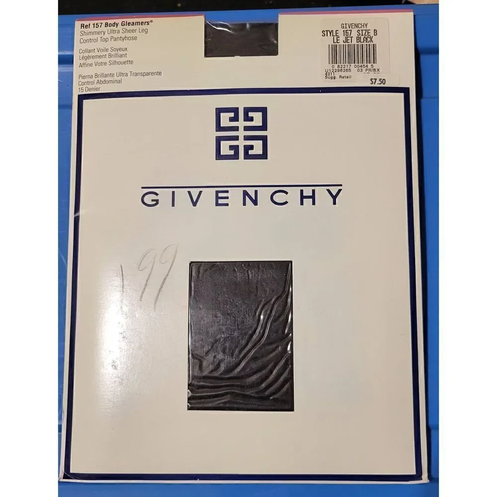 Vintage Givenchy Body Gleamers-Jet Black